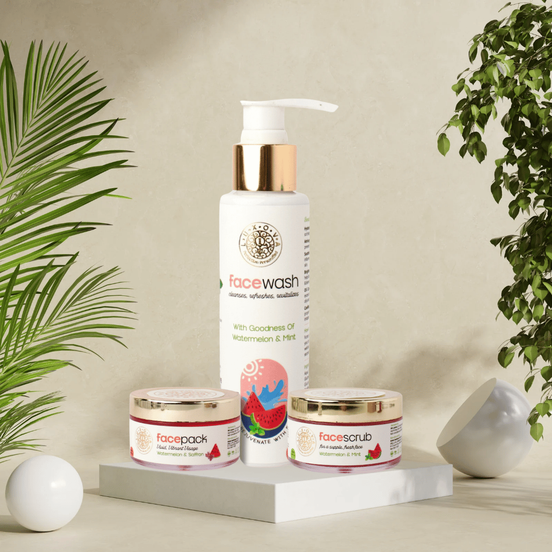 Watermelon Face Scrub & Face Pack Combo