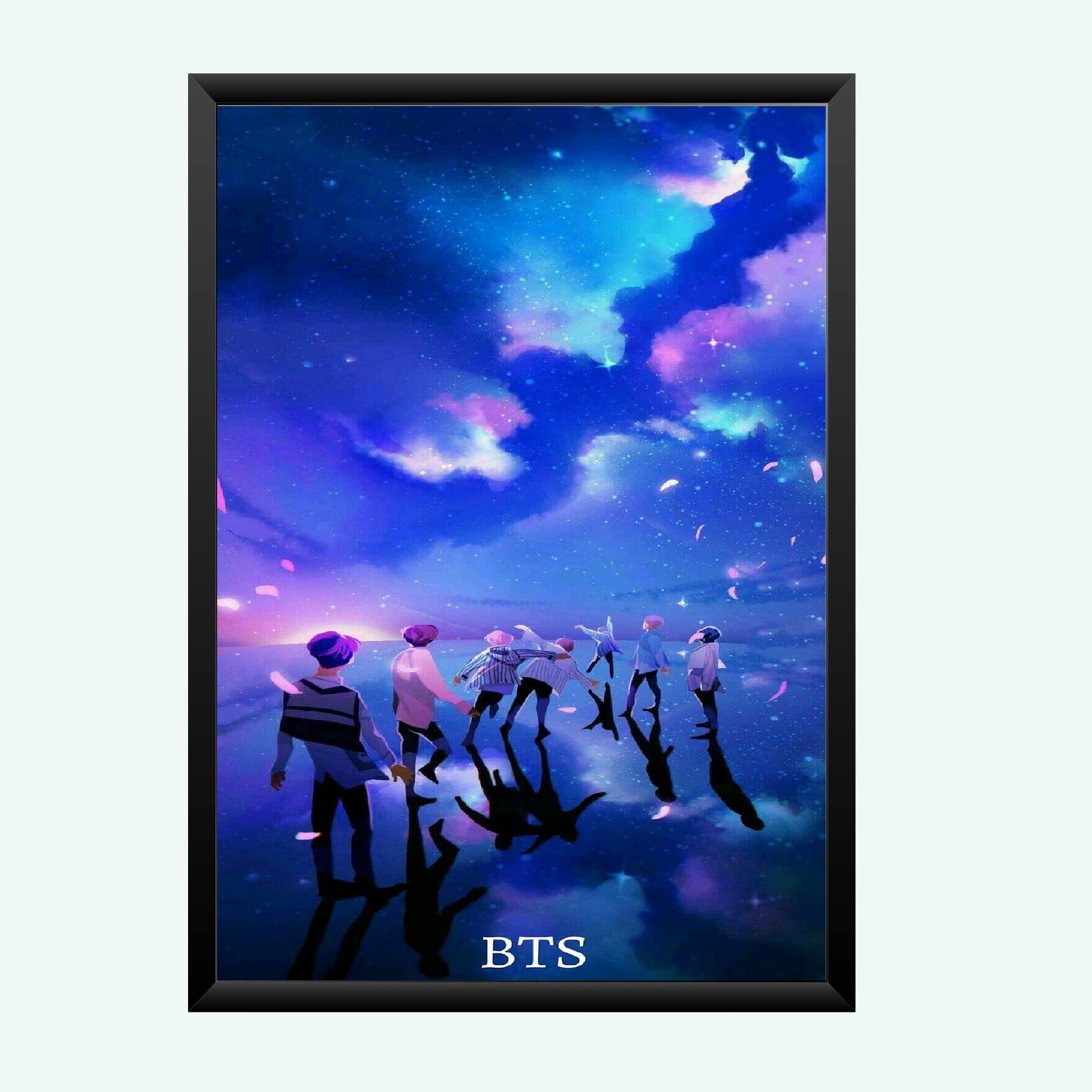 Nokkes Bts Army Bangtan Boy V suga J-Hope Jungkook Jin Jimin Rm 8X12 Inch Size Photo Frame Photo Home Office_bts2_47