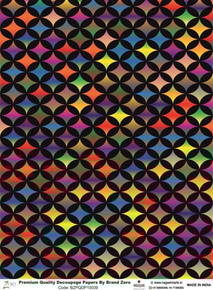 Brand Zero Premium Quality Decoupage Paper Pack of Two - Design Code: BZPQDP10039