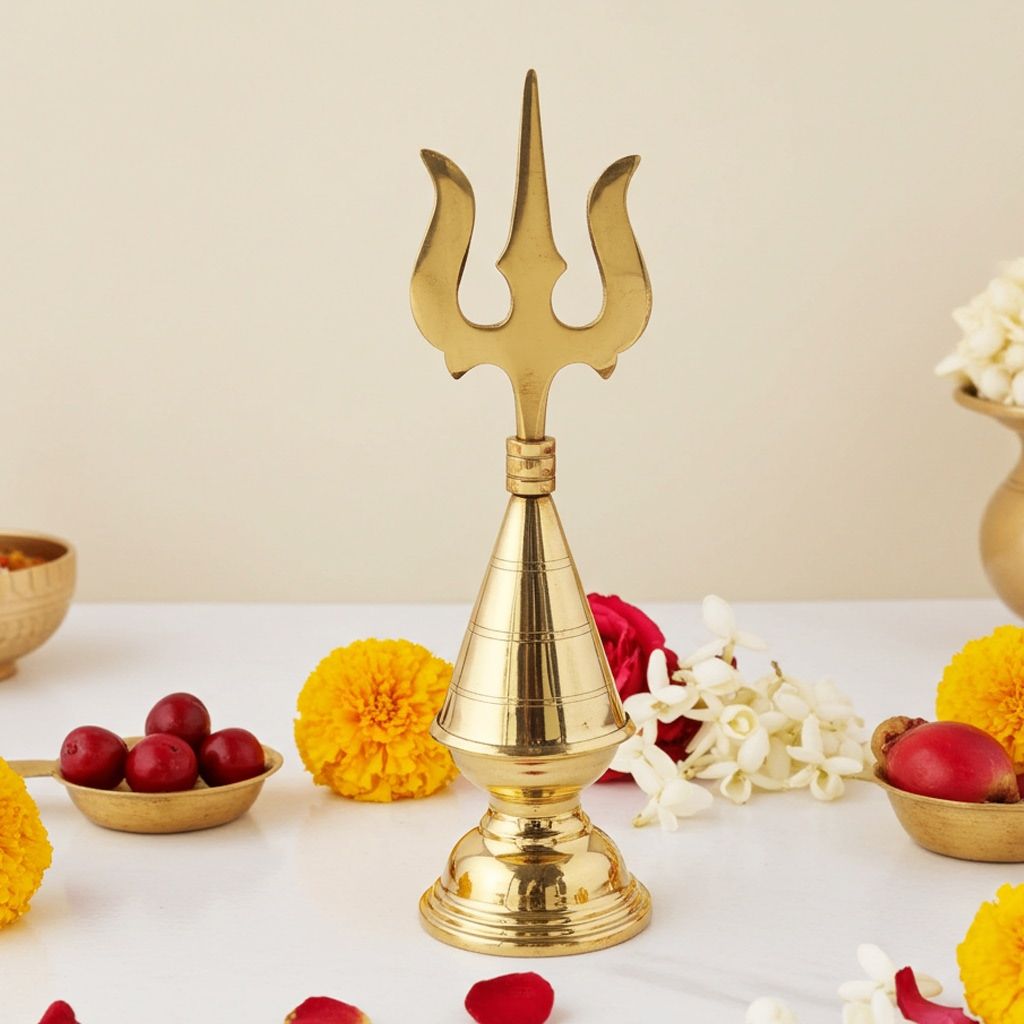 Brass Solid Kalash (ZMAS397 B)