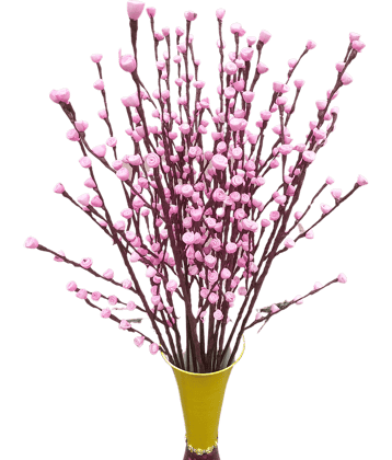 Fab n Style Rose Pink Artificial Flowers Bunch - Pack of 1