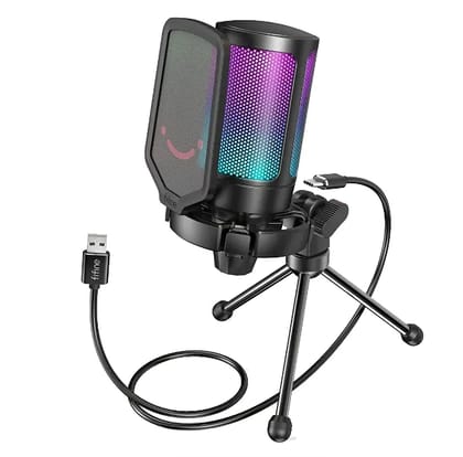 (Refurbished) Fifine Ampligame - A6V USB Gaming Microphone (Black)