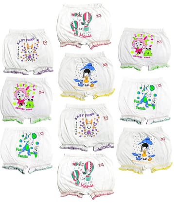 HAP Pack of 10 Boys Cotton Briefs ( Multi Color )