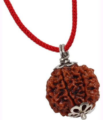 Astrodidi 4 Mukhi Rudraksha Pendant With Lab Certificate