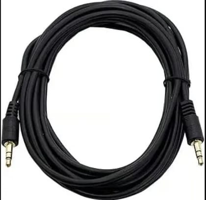 Aux Cable, 3.5mm Male to Male Stereo Aux Cord (1.5meter)compatible With Headphone, Mobile Phone, Car Stereo, Home Theatre & More
