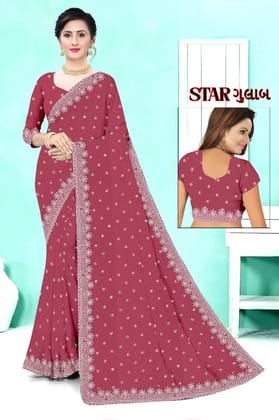 Star Woven Design Sarees