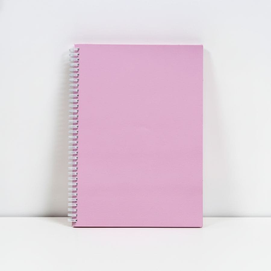 Pink Spiral Bound Notebook