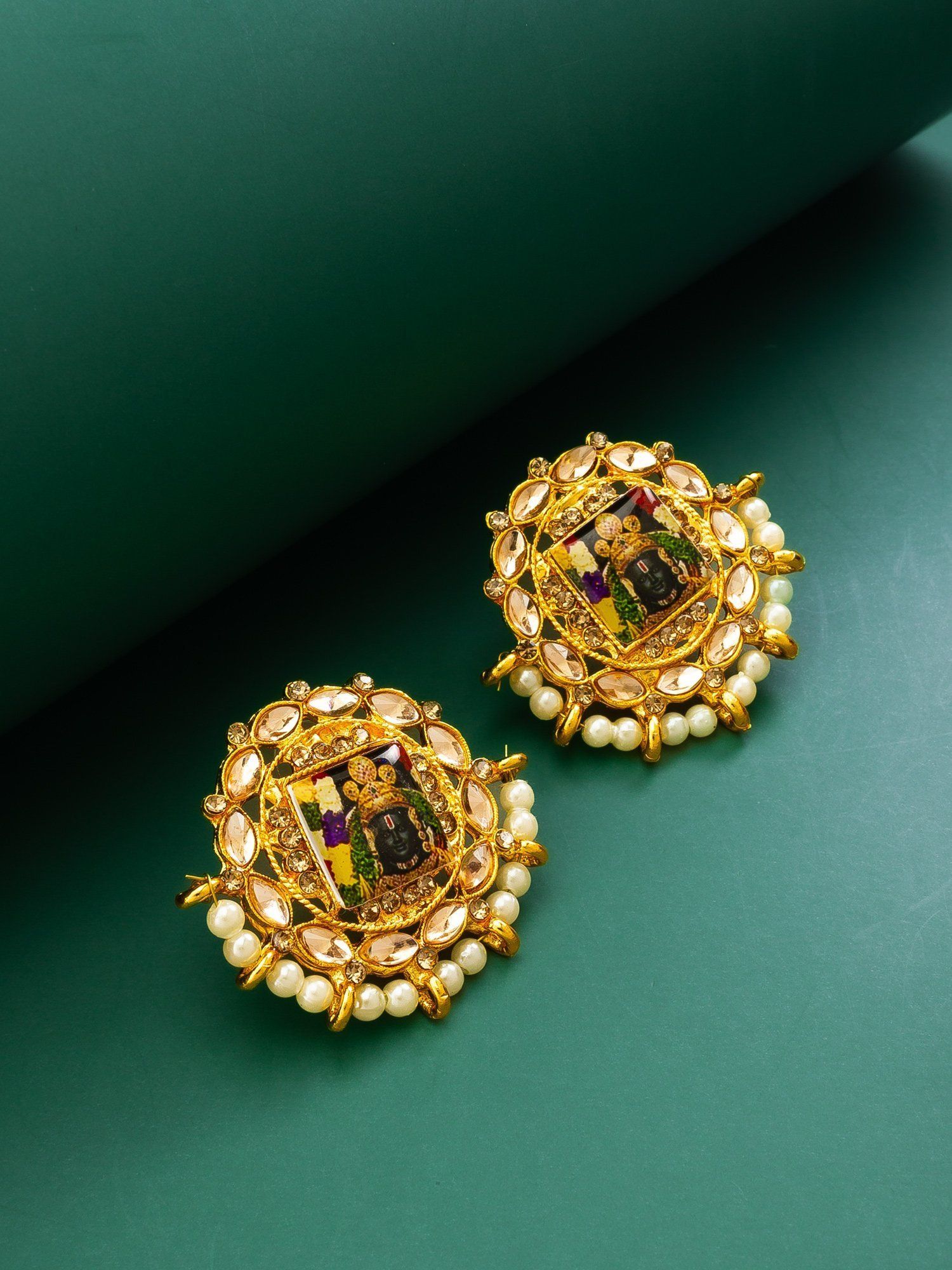 Morison Golden Moon Earrings Celestial Beauty