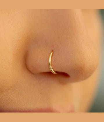 house of common Diamond Gold-plated Plated Alloy Nose Ring ()
