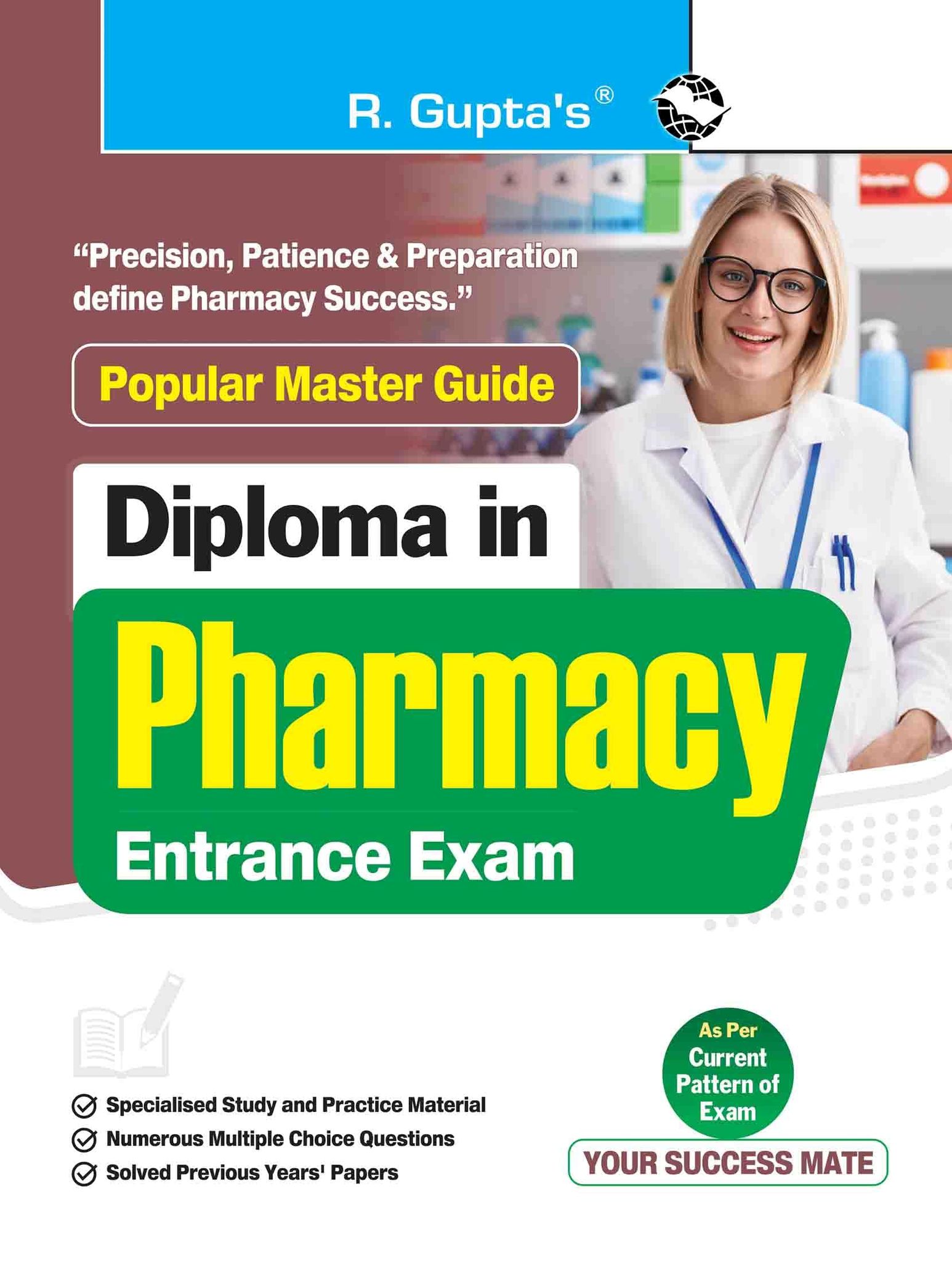 Diploma in Pharmacy Entrance Exam Guide [Paperback] [Jul 02, 2025] RPH Editorial Board