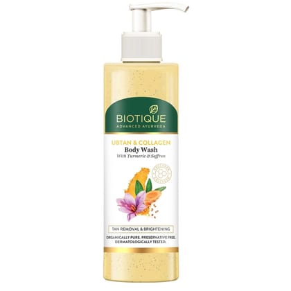 Biotique Ubtan & Collagen Body Wash 200ml