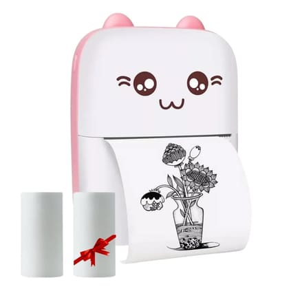 Imagine Mini Portable Thermal Printer 57mm Bluetooth Pocket Printer | Inkless Wireless Photo, Label, Sticker & Notes Printer for Kids & Adults | Includes 2 Rolls (Color May Vary) Imagine Mini Portable Thermal Printer 57mm Bluetooth Pocket Printer | Inkless Wireless Photo, Label, Sticker & Notes Printer for Kids & Adults | Includes 2 Rolls (Color May Vary)