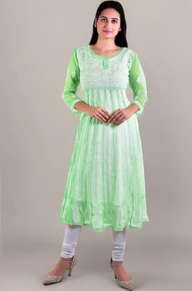 Yogdaar Chikankari Anarkali