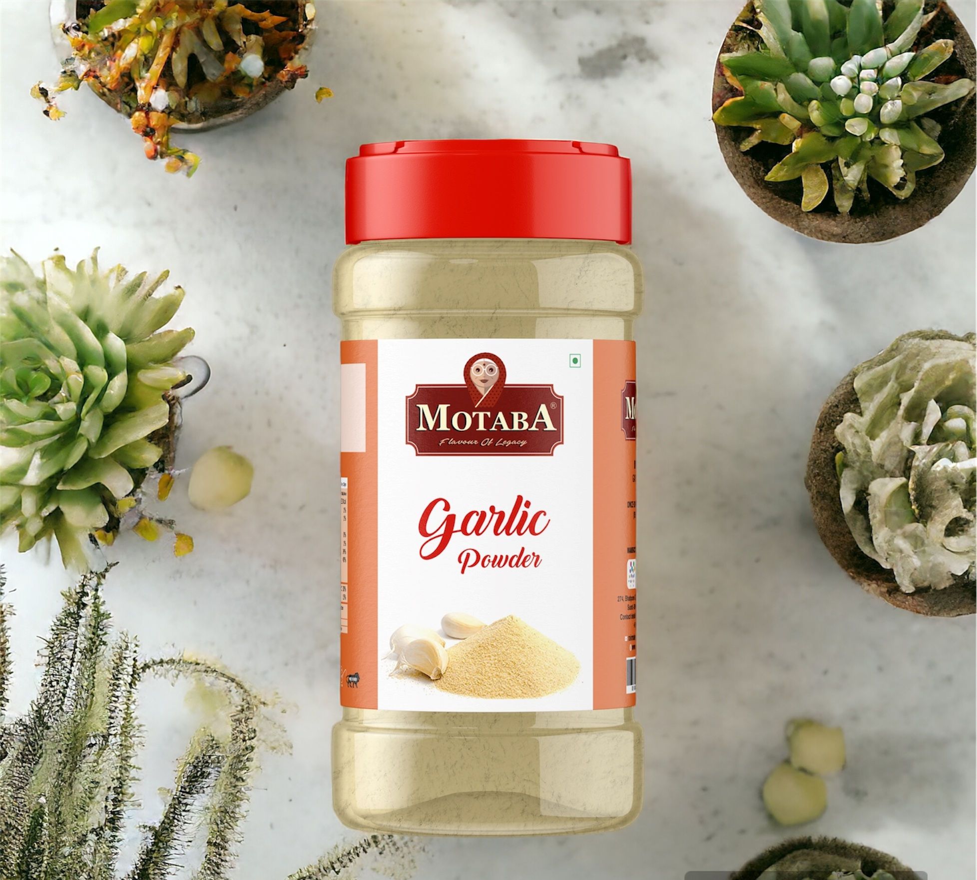 MOTABA Pure Dehydrated Garlic Powder (Lahsun Powder), 100 gm - MOTABA Pure Dehydrated Garlic Powder (Lahsun Powder), 100 gm