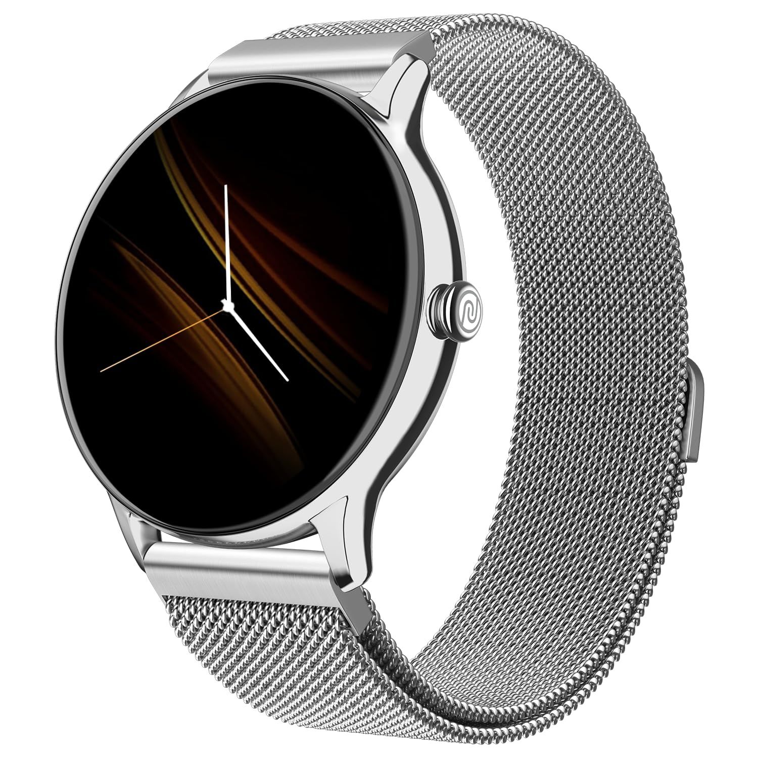 Noise Twist Go Round dial Smartwatch with BT Calling, 1.39" Display, Metal Build, 100+ Watch Faces, IP68, Sleep Tracking, 100+ Sports Modes, 24/7 Heart Rate Monitoring (Gold Link) Noise Twist Go Round dial Smartwatch with BT Calling, 1.39" Display, Metal