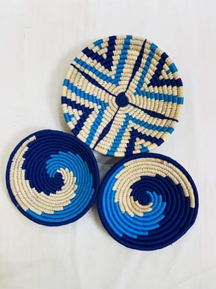 Sabai Grass Wall Plate (Set of 3)