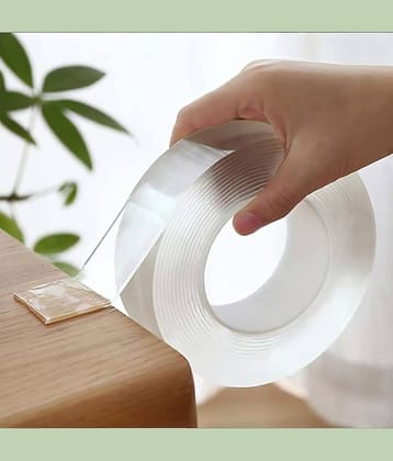 Eclet White Double Sided Nano Tape ( Pack of 1 )