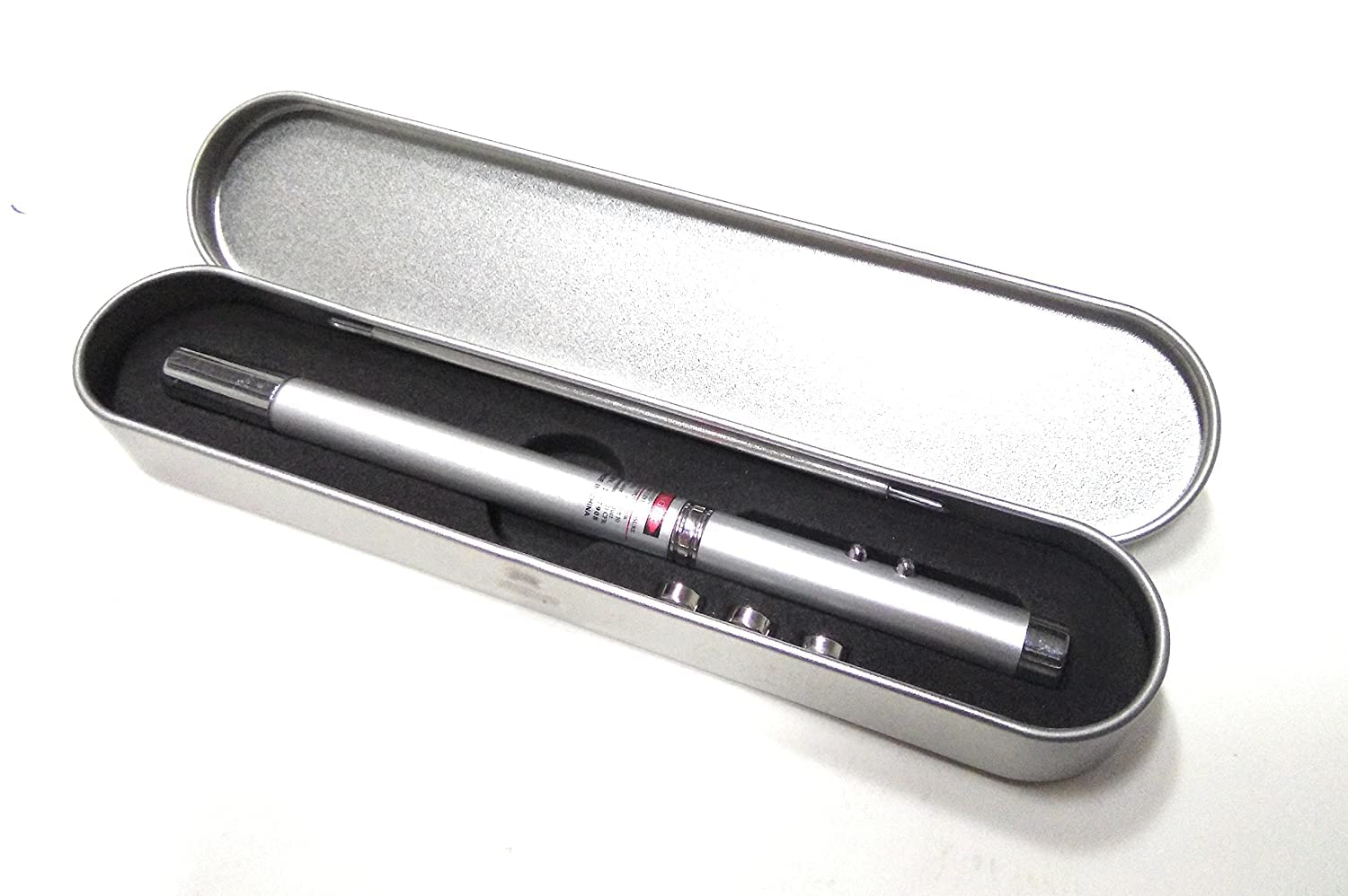 AABHA 5 In 1 Multipurpose Antenna Pen With Torch, Laser, Pointer, Magnet, And Pen - A Perfect Corporate Gift (Gift Box) (Cells Included)