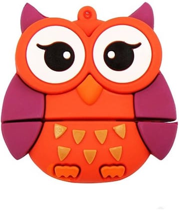Pankreeti PKT450 Cute Owl  128GB USB 2.0 Fancy Pendrive Pack of 1