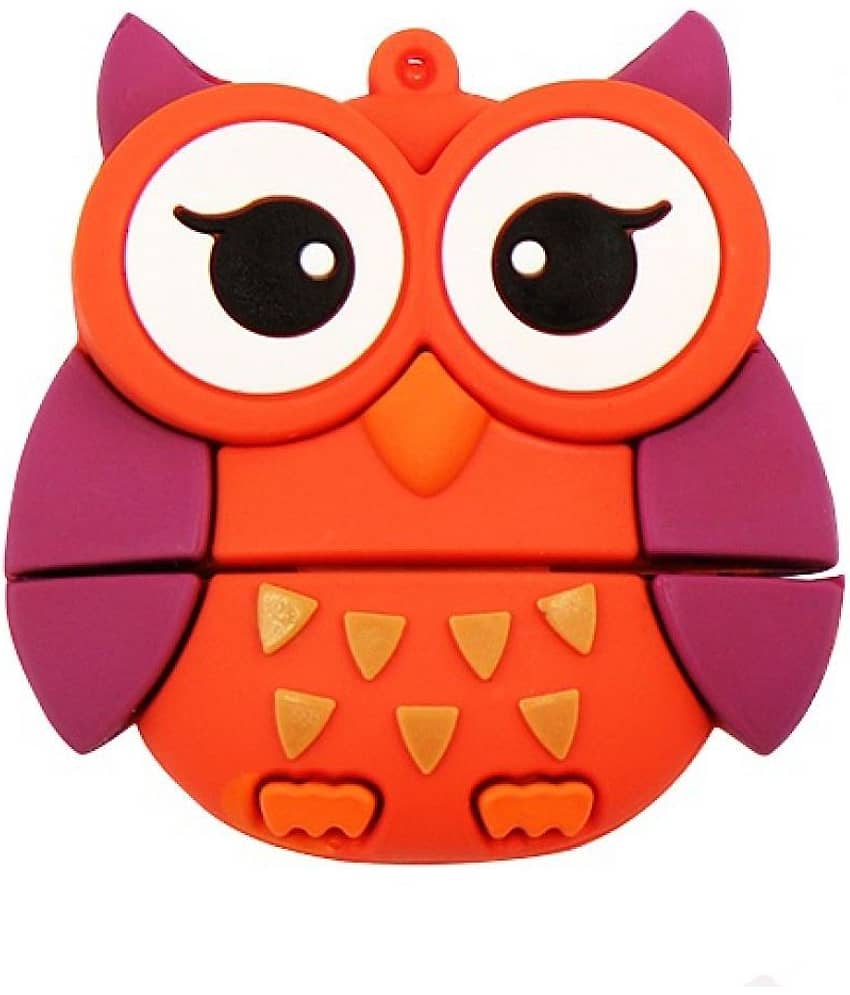 Pankreeti PKT450 Cute Owl  128GB USB 2.0 Fancy Pendrive Pack of 1