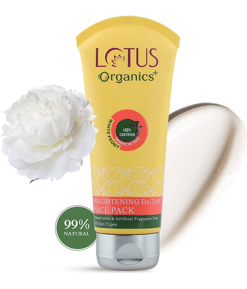 Lotus Organics+ Brightening De-Tan Face Pack 100g