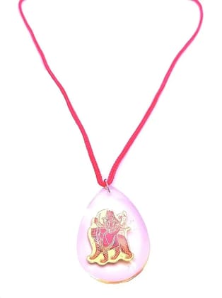 Maa Durga Devi Sherawali Crystal Pendant Locket For Men and Women