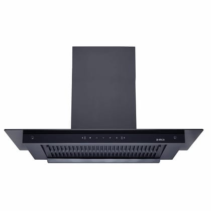 Elica 90cm 1600 m3/hr Filterless Autoclean Kitchen Chimney with FULL GRILL | 15 Years Motor WARR and 5 Years Comprehensive | FLAT FL 900 MAX HAC LTW MS NERO | Black | Touch + Motion Sensor Control Elica 90cm 1600 m3/hr Filterless Autoclean Kitchen Chimne