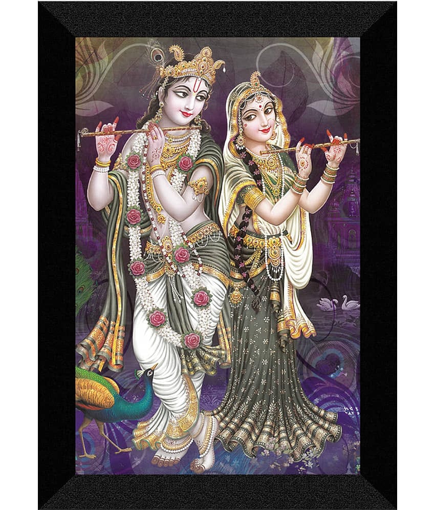 saf Digital Reprint 14 inch x 11 inch Painting (With Frame)