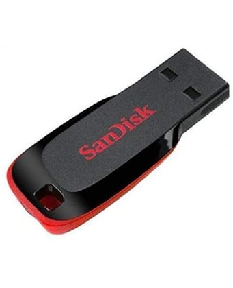 Sandisk Cruzer Blade 16 GB Utility Pendrive, Multicolor