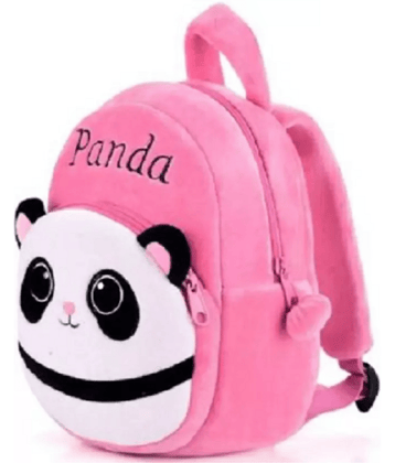 Qin Pin Pink Fabric Backpack For Kids