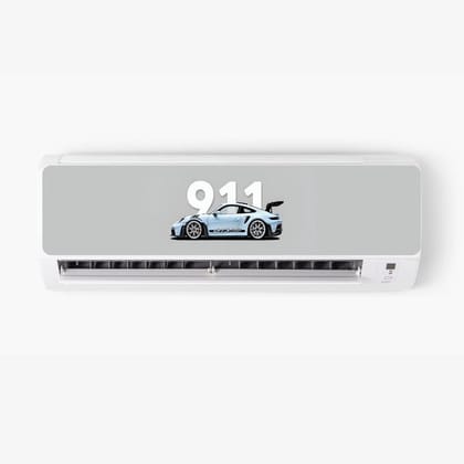 911 AC Sticker - Split AC Decal | Air Conditioner Skin Sticker