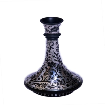 Bidri Flower Vase Mehtabi Work (1TMTDCOKA10209)