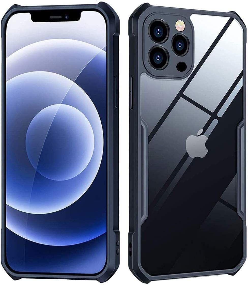 PLUGTECH Slim Shockproof Case | Matte Black Soft | Drop Protection | Precise Cutouts | Premium Mobile Cover for iPhone 13 Pro Max