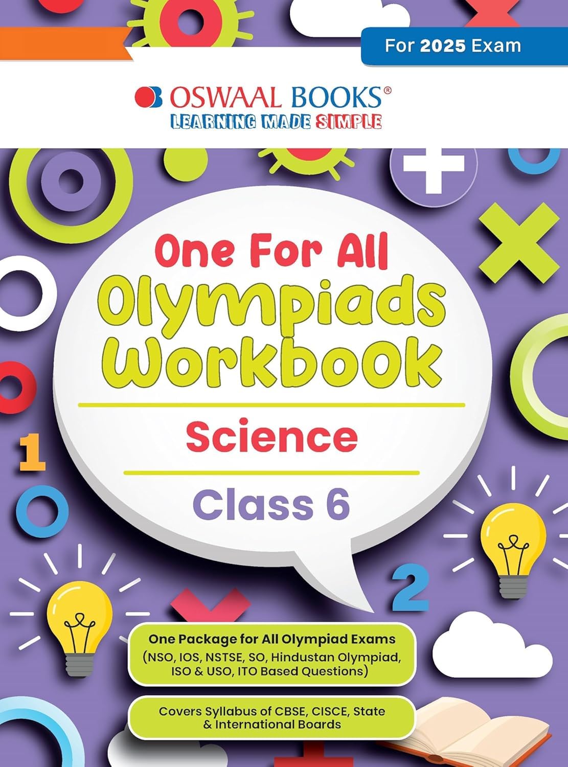 Oswaal One for All Olympiads Workbook Class 6 Science For 2025 Exam Paperback  11 March 2025 [Paperback] Oswaal Books And Learning Private Limited