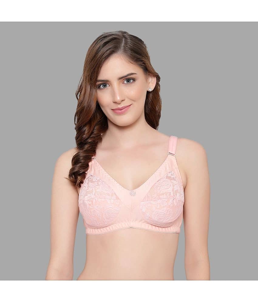 KYODO Cotton Blend Non Padded Women's Everyday Bra ( Rose Gold )