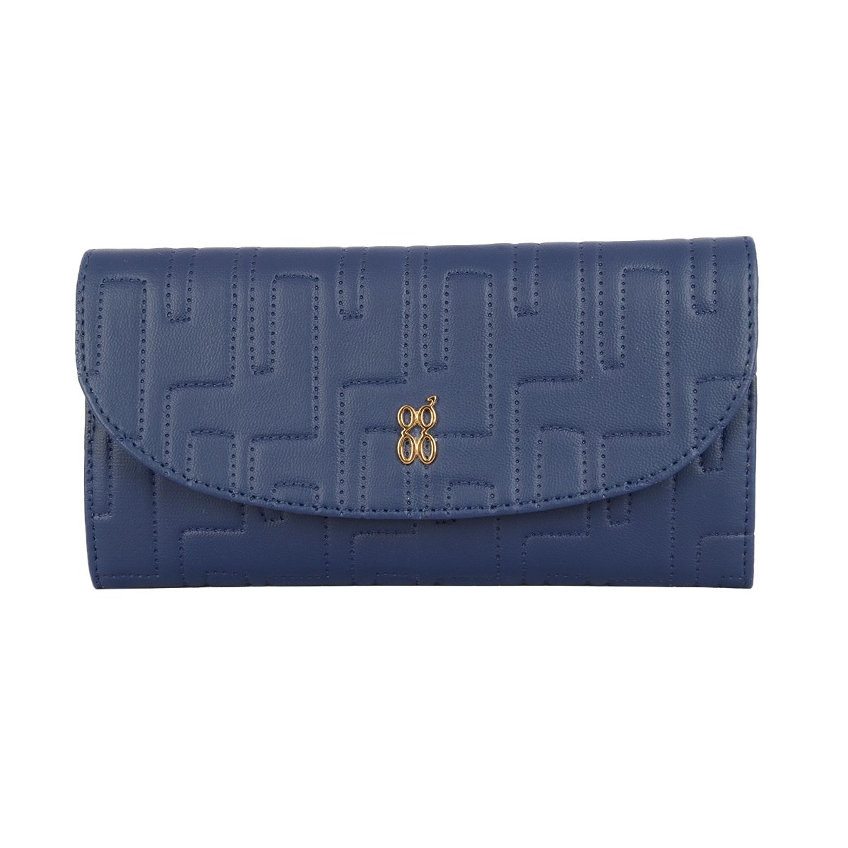 BOUND WALLETS 3 FOLD L SKIPPER BLUE