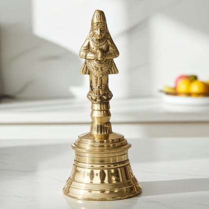 Brass Pooja Hand Bell, Hanuman Ghanti, Height : 4 Inch (FMAS677 C) Brass Pooja Hand Bell, Hanuman Ghanti, Height : 4 Inch (FMAS677 C)