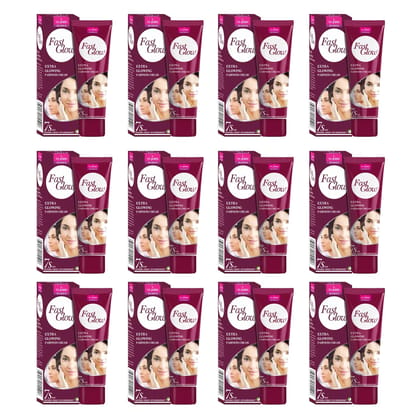 Vi-John Women Fast Glow Fairness Cream 50Gm (Pack of 12)
