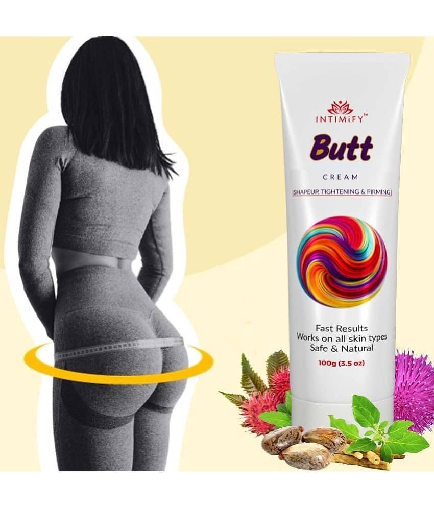 Intimify Butt Enlargement Cream, Hip Enlargement Cream, Hips Massage Oil, 100 gms