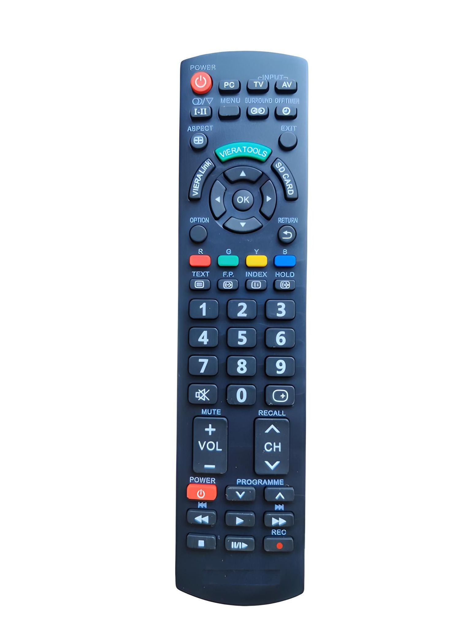 V3Deals Compatible with Panasonic Tv Remote Suitable for Smart LCD LED Panasonic Television Remote Control with Viera Tools Features - Please Match Exactly Previous Remote Image (Panasonic Viera)