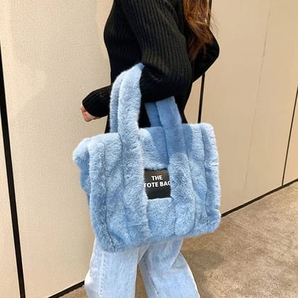 Bm9357 Designer Plush The Tote Bags Autumn Winter New Style Women Fluffy Tote Bags Fashion Designer Bag Handbags