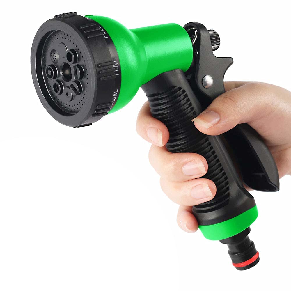 Nawani Plastic Garden Hose Nozzle Water Spray Gun Connector Tap Adapter Set