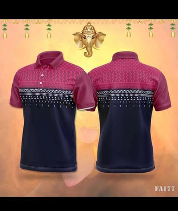 Tejaswini Creation Polo T-Shirt (1 unit) | Graphic Print, Polo Neck | Casual Wear