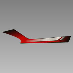 STRIPE R. REAR COWL (TYPE-1) - HF Deluxe - 86216ACK000RS