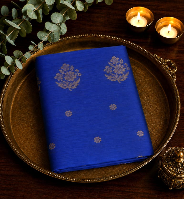 Handloom Chanderi Cotton Silk Saree
