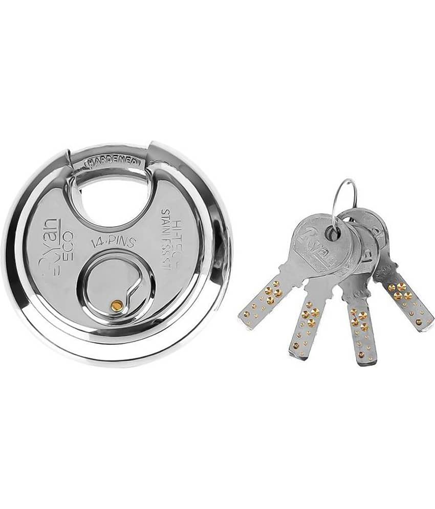 RYAN Stainless Steel Shutter Lock 90 MM With 4 Key