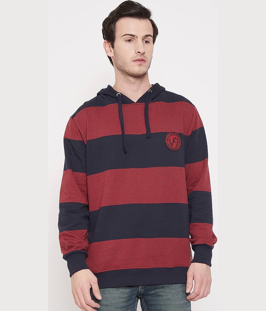 AUSTIN WOOD - Navy Cotton Blend Regular Fit Men's Sweatshirt ( Pack of 1 )