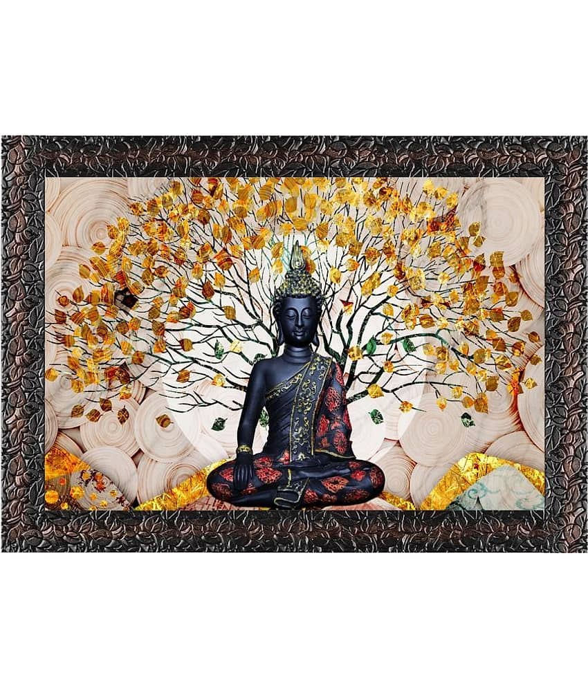 Indianara Abstract Painting With Frame