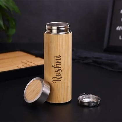 Sustainable Personalized Bamboo Bottle - Unique Gift Idea