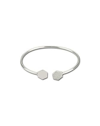AABHA Silver Women Kada Bracelet (Silver, 2.3)